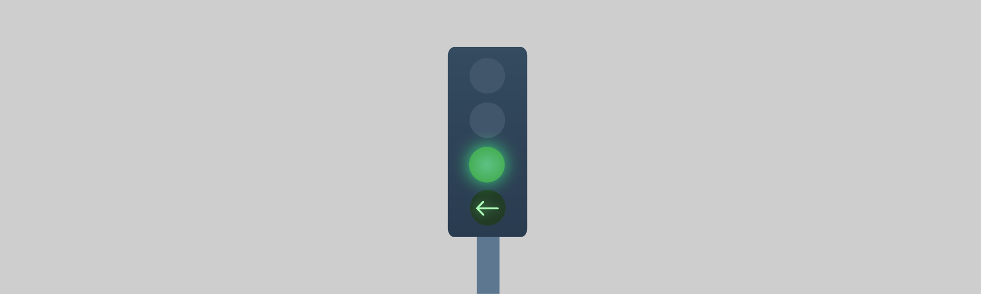 Driving Test Canada - Car Traffic lights & pavement markings - What does this signal indicate?